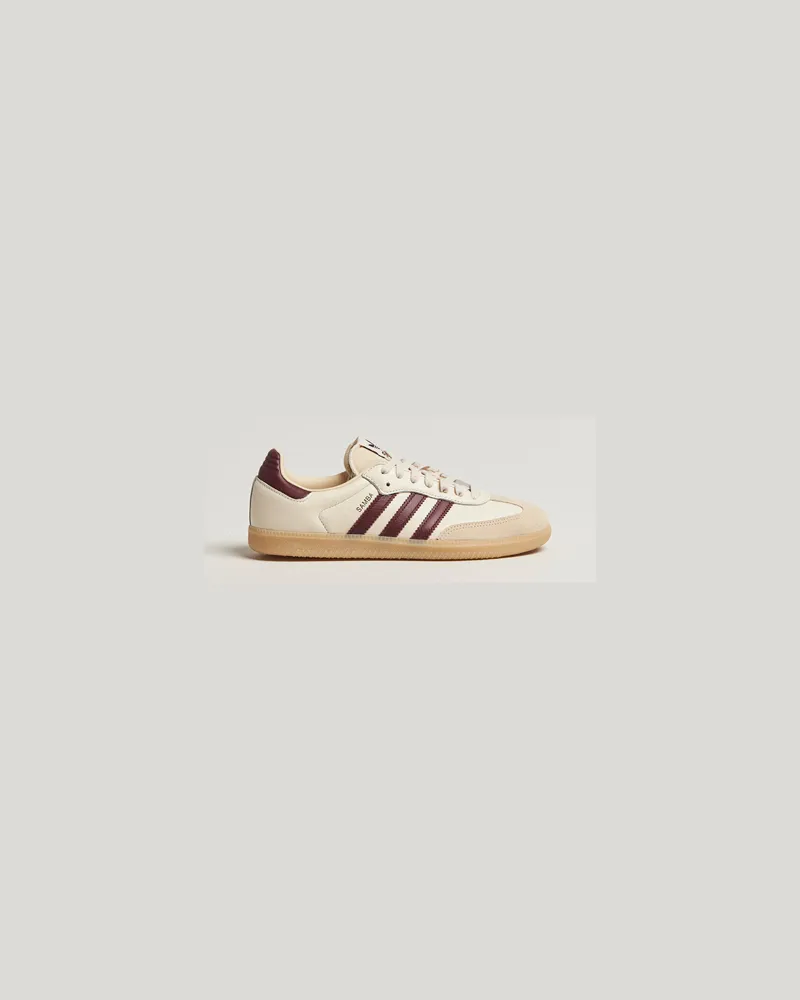 adidas Samba OG Sneaker Off White/Red Weiß