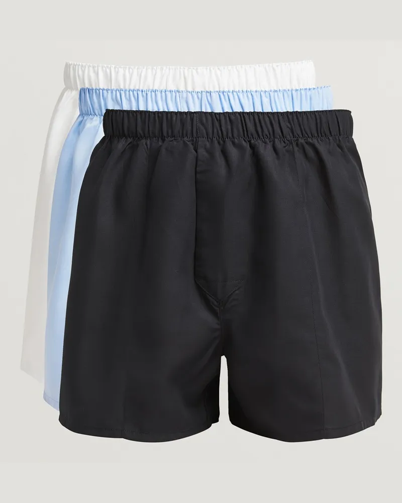 CDLP 3-Pack Boxer Shorts Classic Black/White/Sky Blue Mehrfarbig