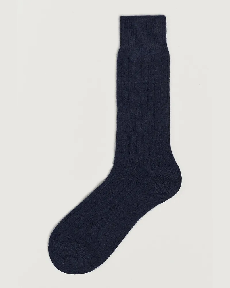 Pantherella Waddington Cashmere Sock Navy Blau