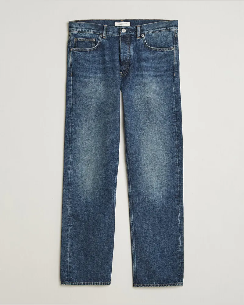 Sunflower New Standard Jeans Dark Blue Worn Blau