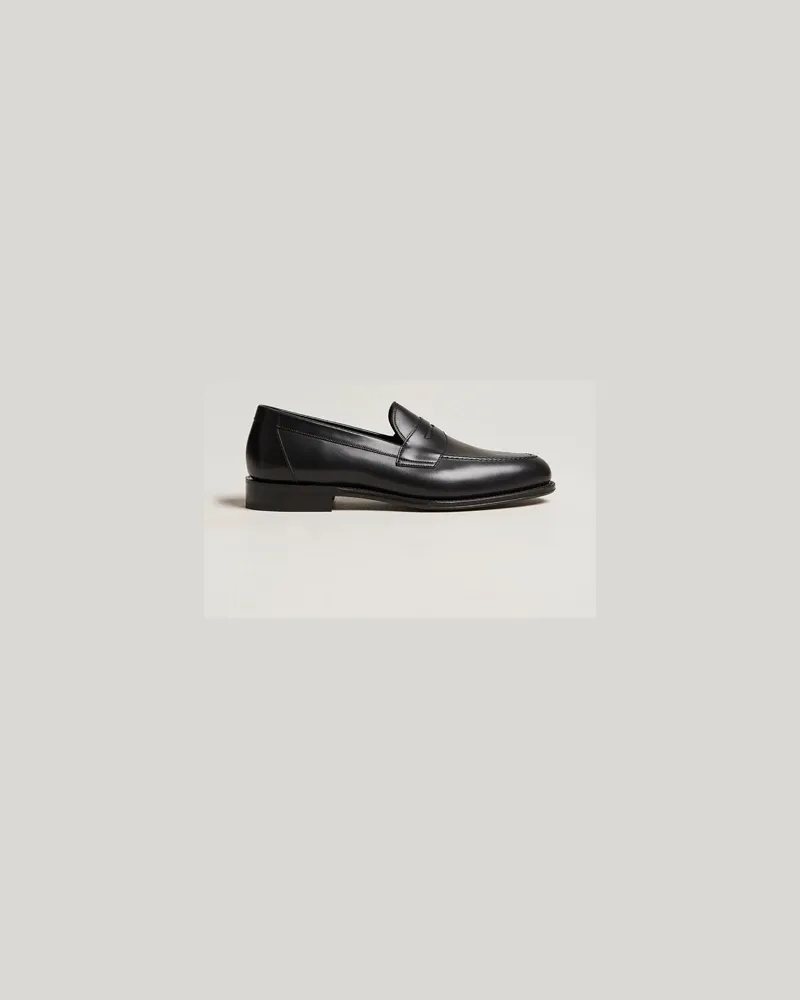 Loake 1880 Hornbeam Eco Penny Loafer Black Calf Schwarz