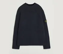 Vanisé Full Rib Wool Crew Neck Navy