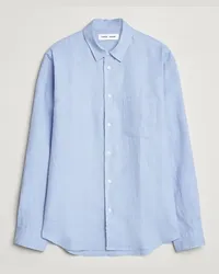 Samsøe & Samsøe Liam Leinen Shirt Brunnera Blue Blau