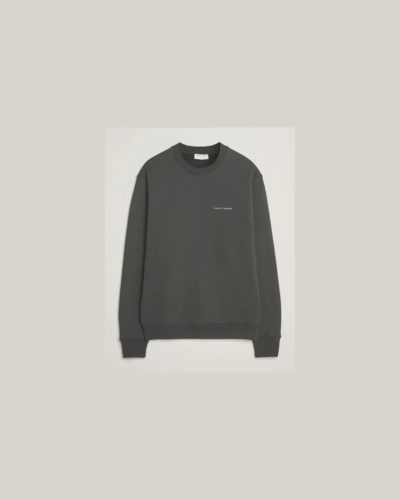 Tiger of Sweden Emerson Crew Neck Sweatshirt Midnight Green Grün