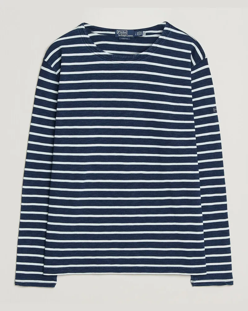 Ralph Lauren Long Sleeve Jersey T-Shirt Dark Indigo Blau