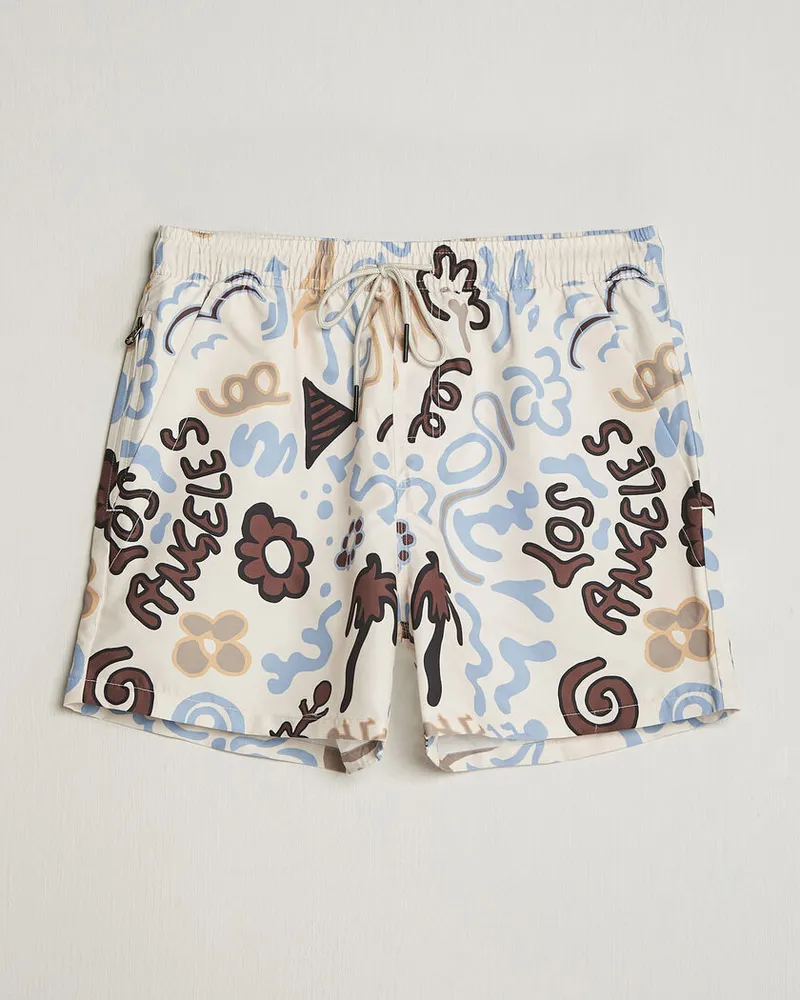 OAS Printed Swimshorts Memento Mehrfarbig