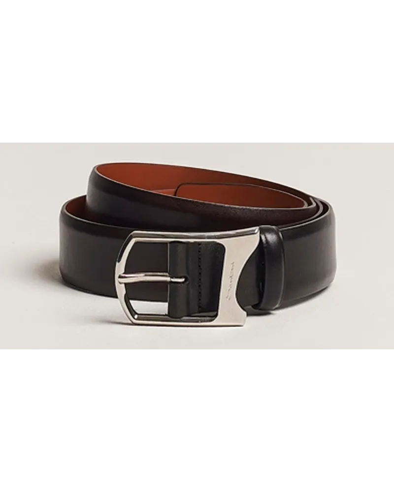 Santoni Adjustable Belt Brown Leder Braun