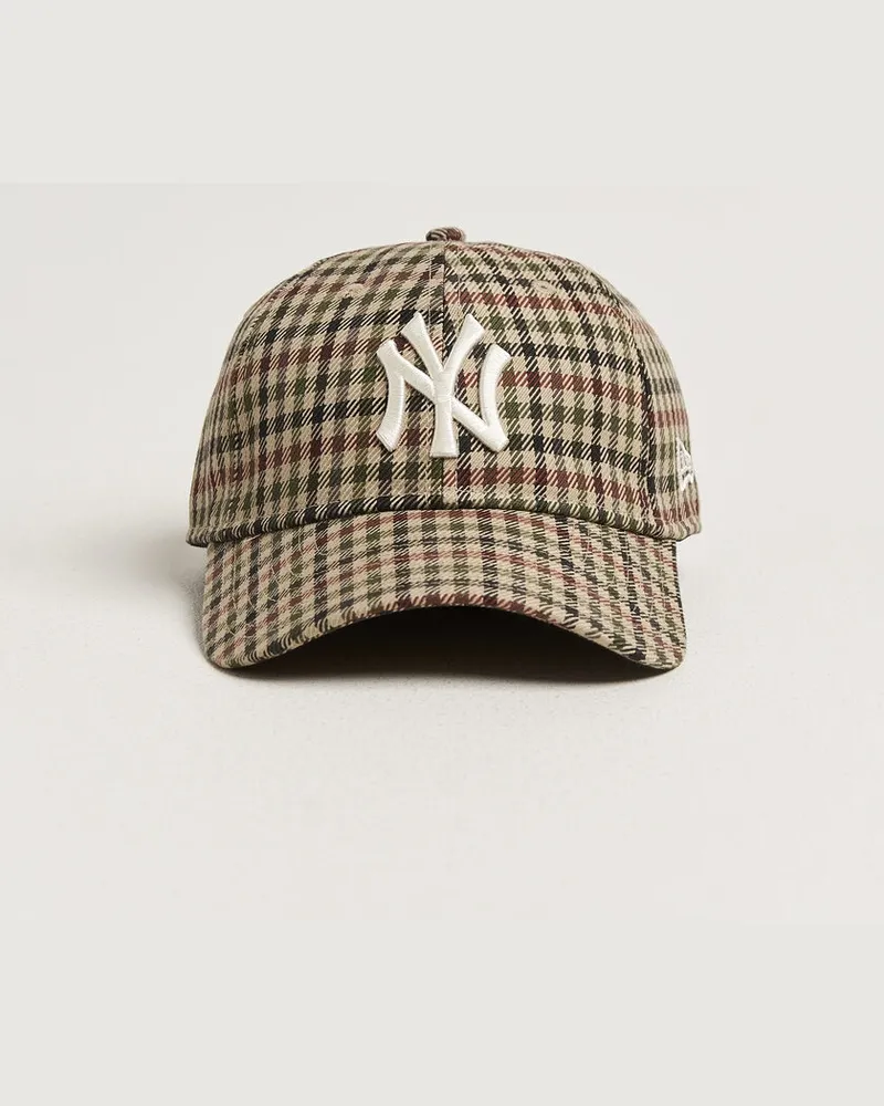 New Era 9Twenty New York Yankees Cap Check Mehrfarbig