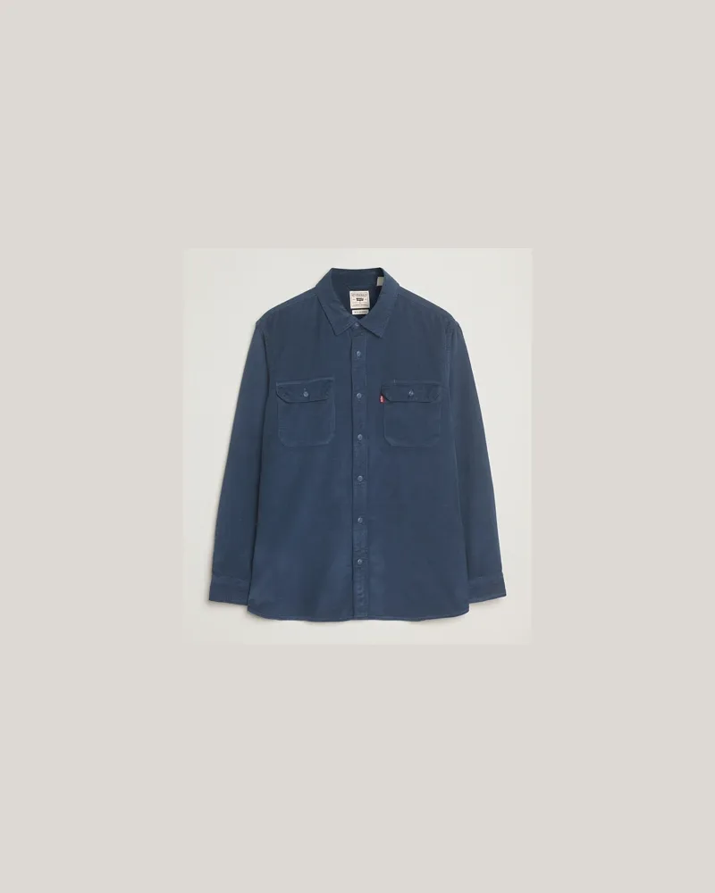 Levi's Levi Jackson Corduroy Worker Shirt Zodiac Blue Blau