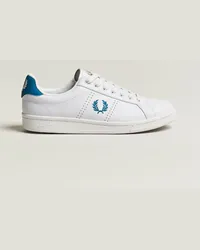 Fred Perry B721 Leder Sneaker White Weiß