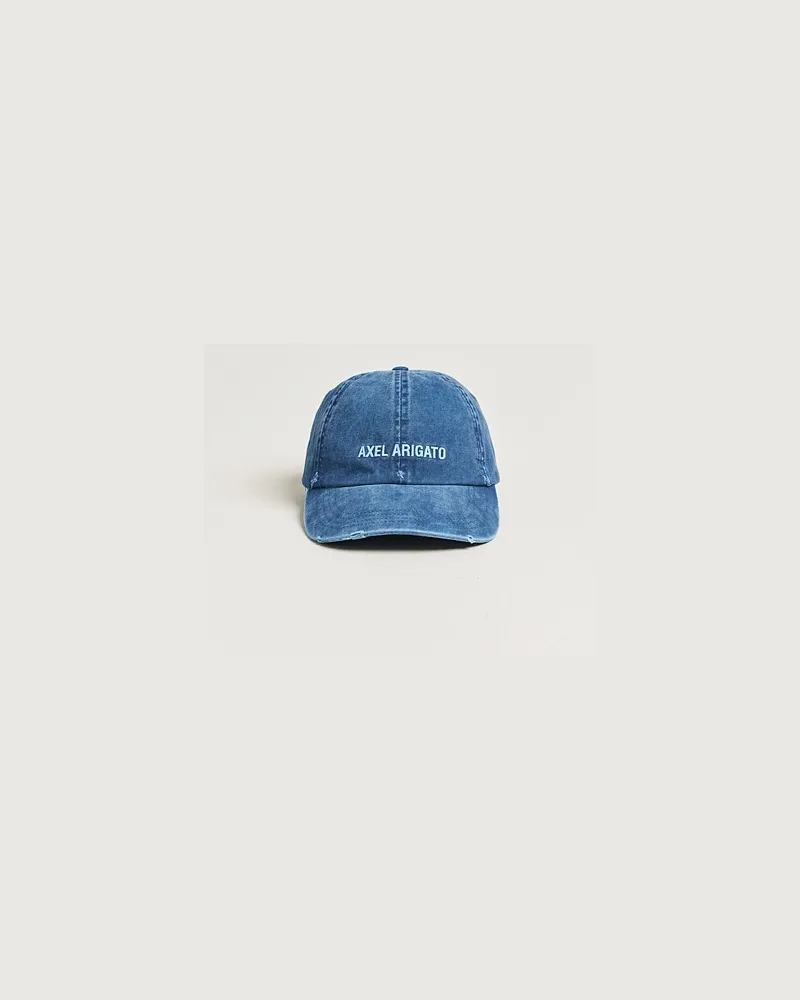 Axel Arigato AA Logo Cap Washed Blue Blau