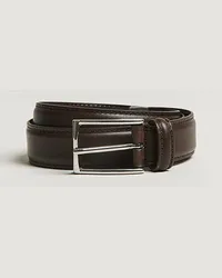 Anderson's Structure Leder Suit Belt 3 cm Dark Brown Braun