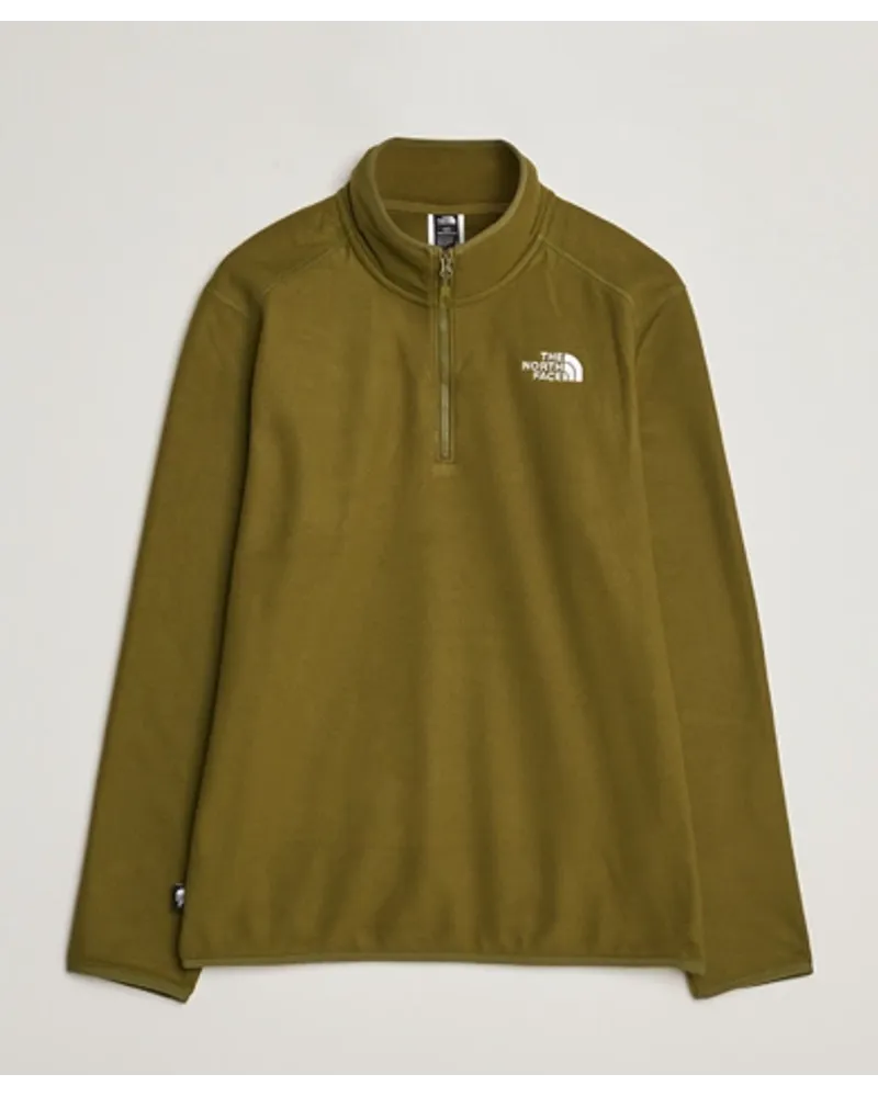 The North Face Glacier 1/4 Zip Fleece New Taupe Green Grün