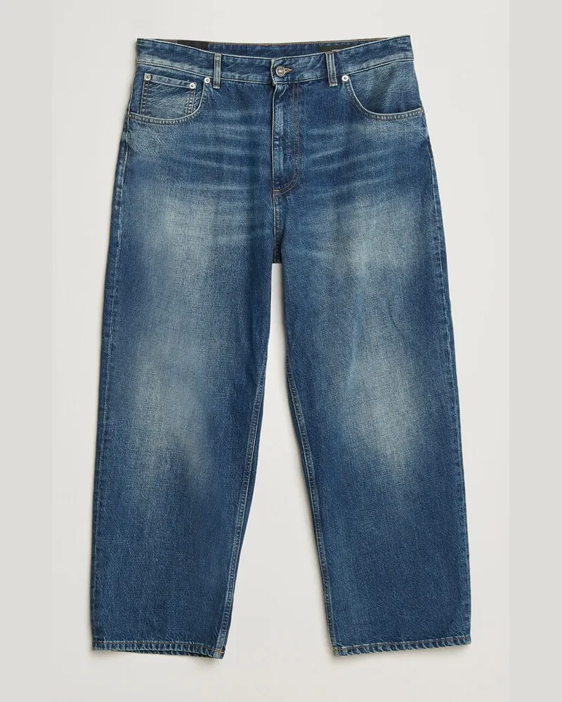 Dondup Anthony Loose Fit Jeans Medium Blue Blau