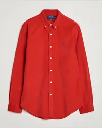 Ralph Lauren Slim Fit Corduroy Shirt Martin Red Rot