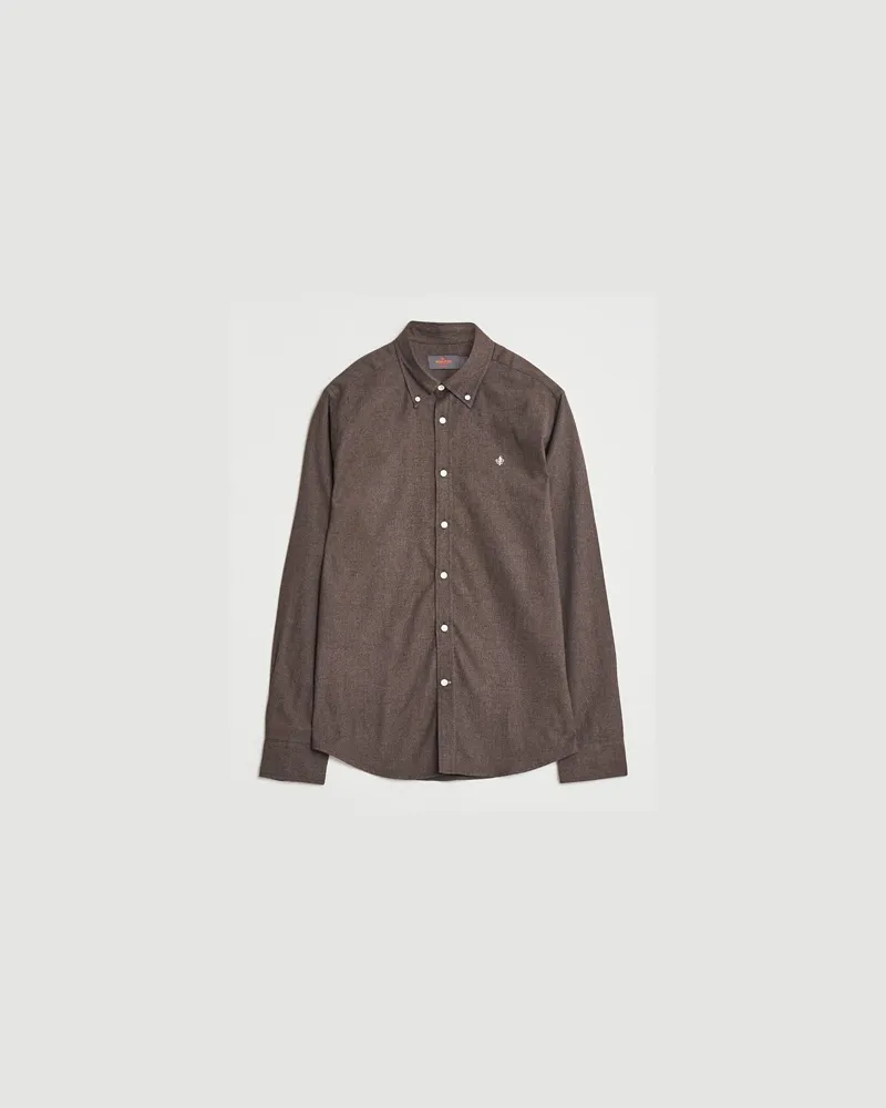 Morris Watts Flannel Shirt Brown Braun