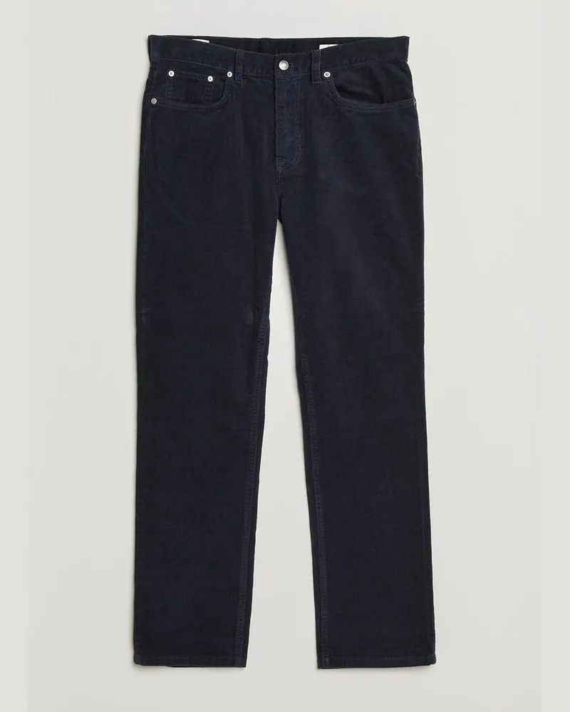 Gant Regular Fit Corduroy 5-Pocket Pants Evening Blue Blau