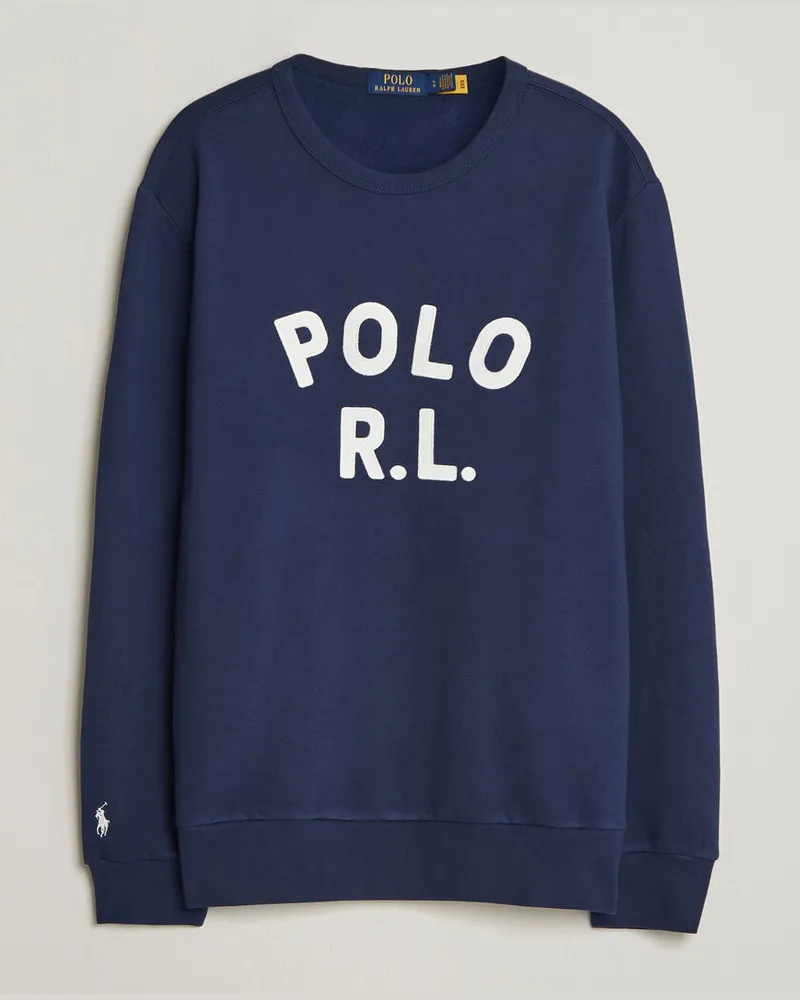 Ralph Lauren Polo RL Sweatshirt Newport Navy Blau