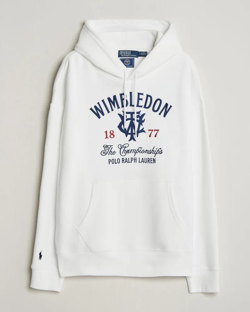 Ralph Lauren Wimbledon Hoodie White Weiß
