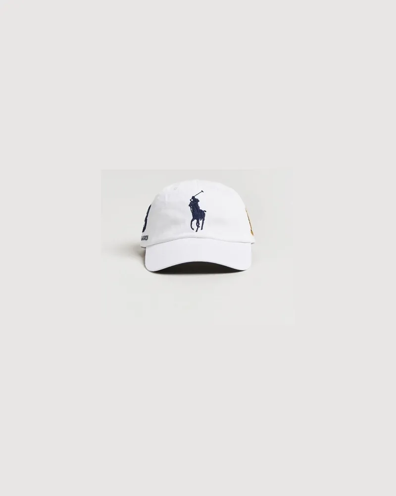 Ralph Lauren Big Pony Twill Cap Ceramic White Weiß