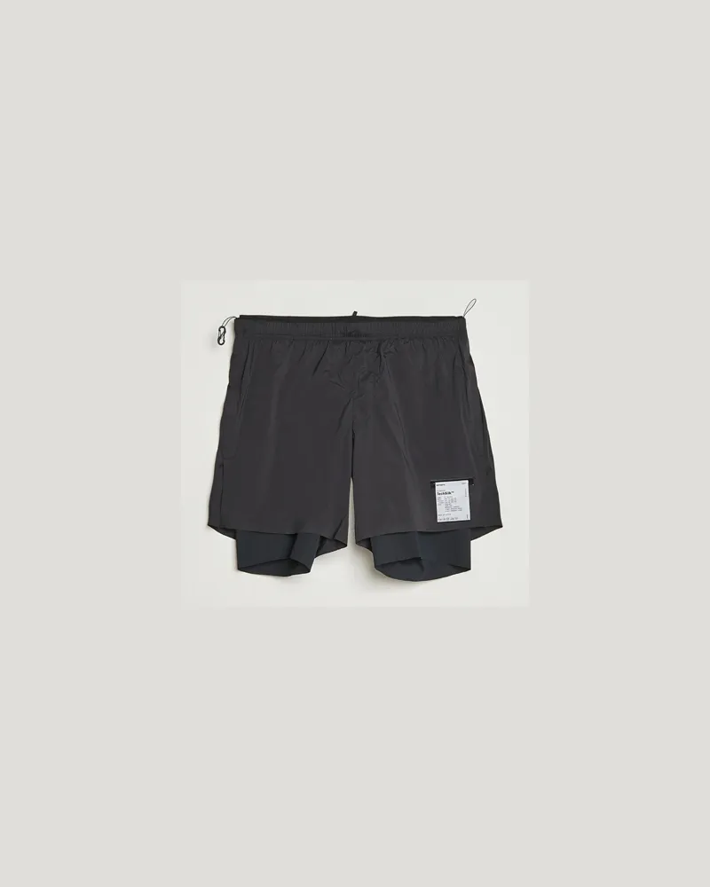 Satisfy TechSilk 8 Inch Shorts Black Schwarz