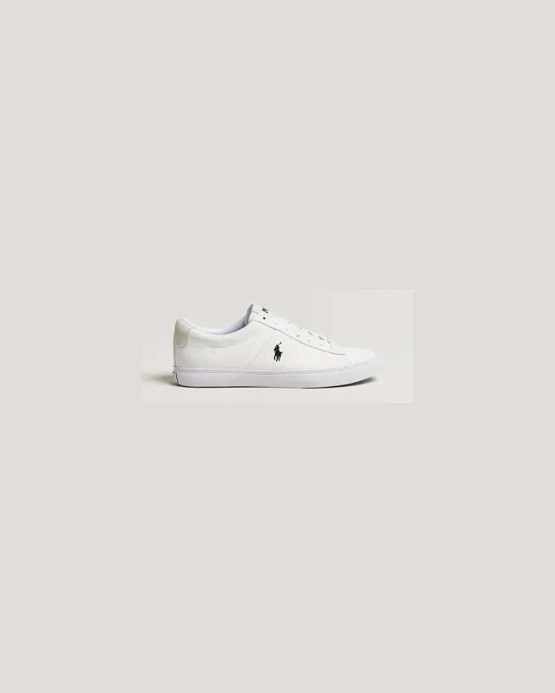 Ralph Lauren Sayer Canvas Sneakers White/Black Weiß