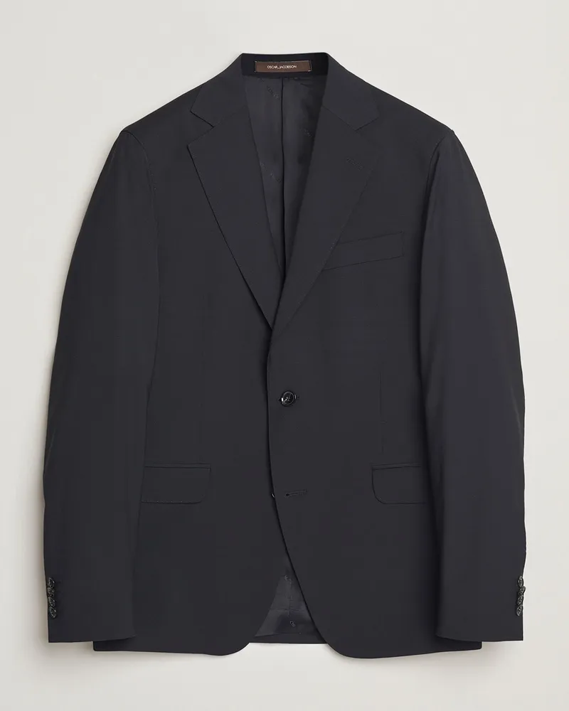 Oscar Jacobson Ego Wool Blend Blazer Black Schwarz