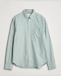 Gant Archive Oxford Stripe Shirt Dry Forest Grün