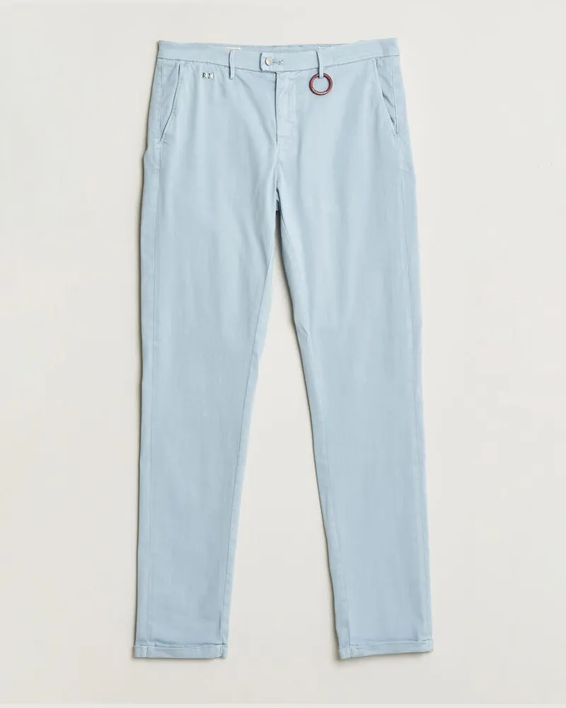Tramarossa Luis Superstrech Cotton Chino Water Blau