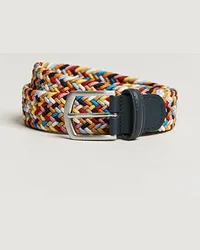 Anderson's Stretch Woven 3,5 cm Belt Multi Mehrfarbig