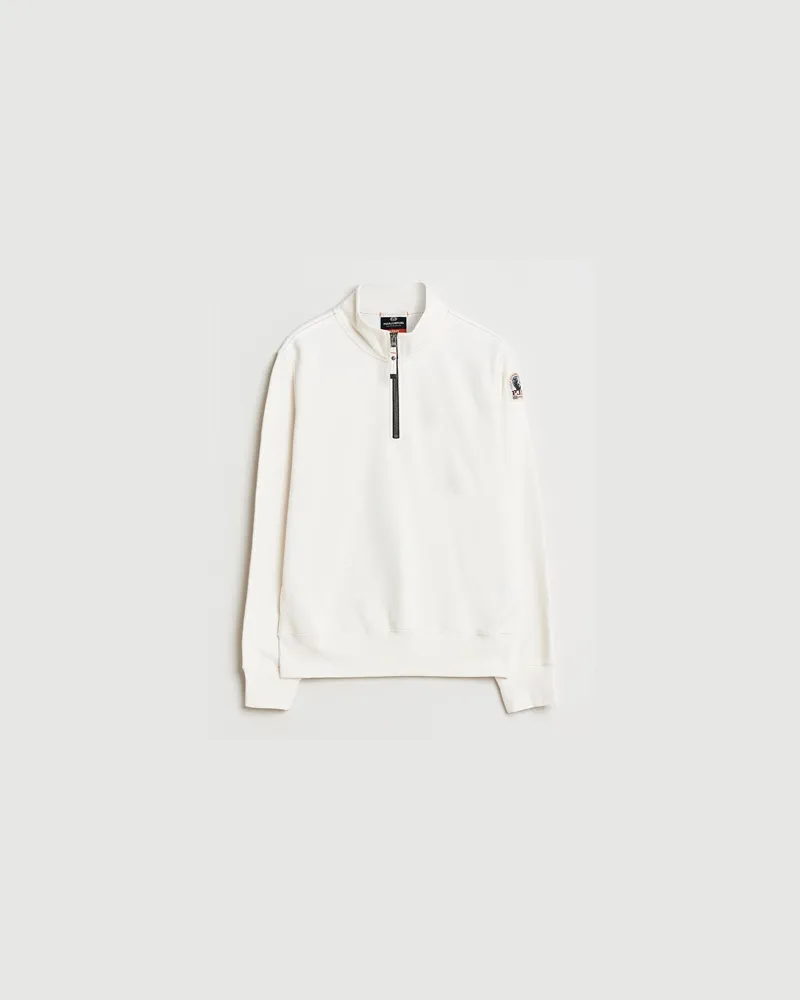Parajumpers Broad Peak Super Easy Half Zip Sweatshirt Purity Weiß