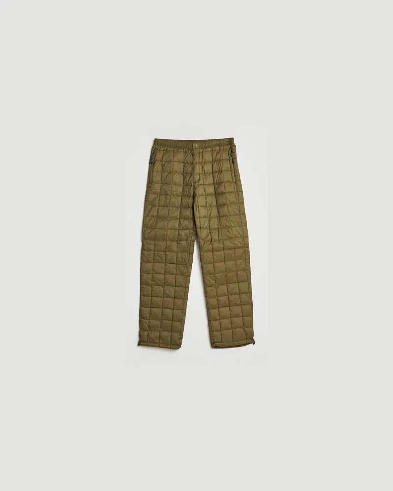 TAION Mountain Down Pants Olive Grün