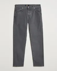 Incotex 5-Pocket Bull Denim Pants Dark Grey Grau