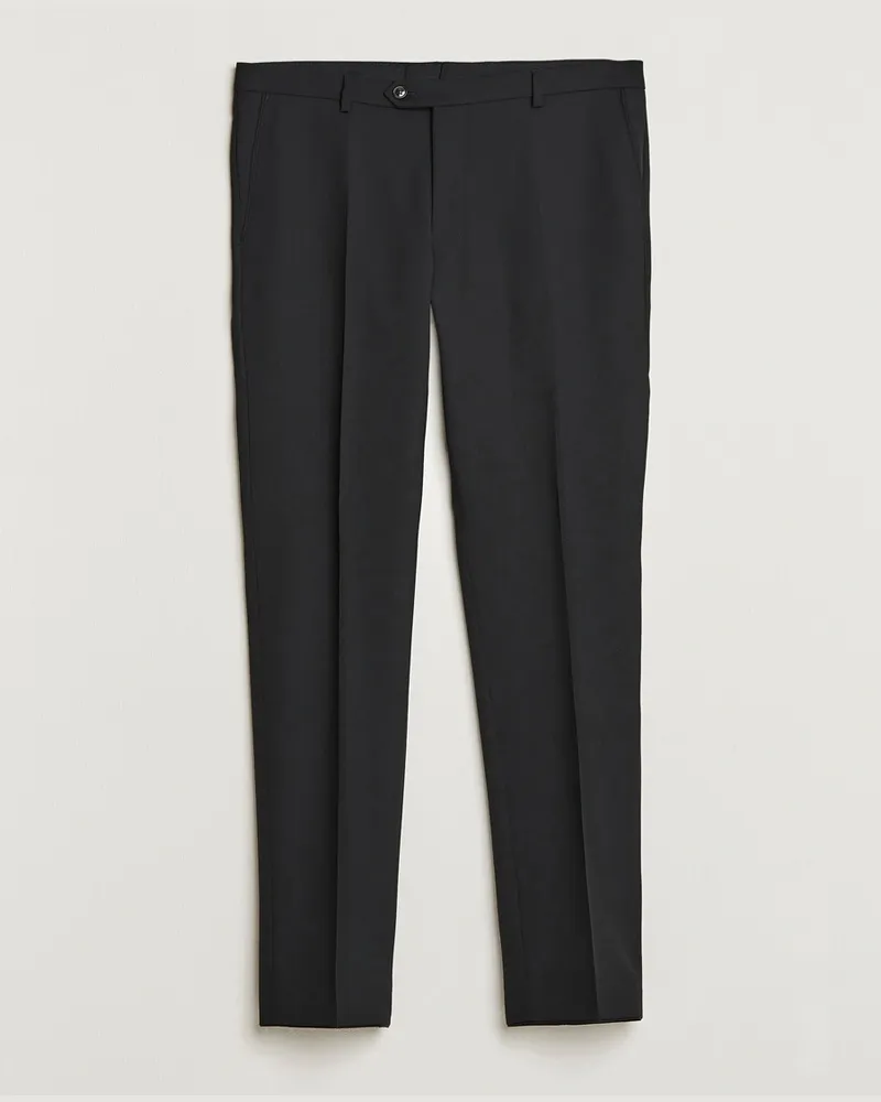 Oscar Jacobson Denz Wool Trousers Black Schwarz