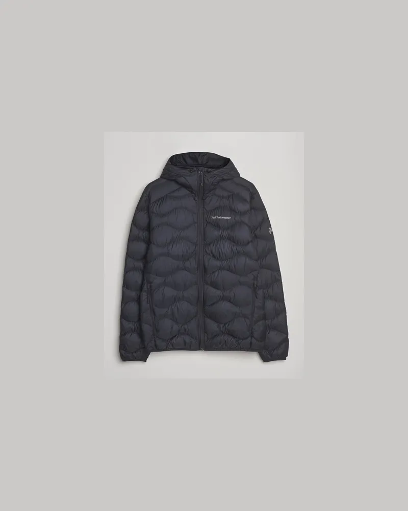 Peak Performance Helium Down Hooded Jacket Black Schwarz