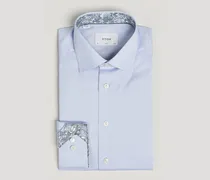 Slim Fit Signature Twill Contrast Shirt Light Blue
