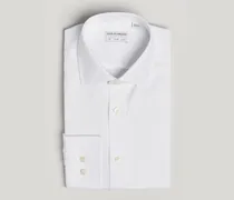 Adley Structured Slim Fit Cut Away Shirt White