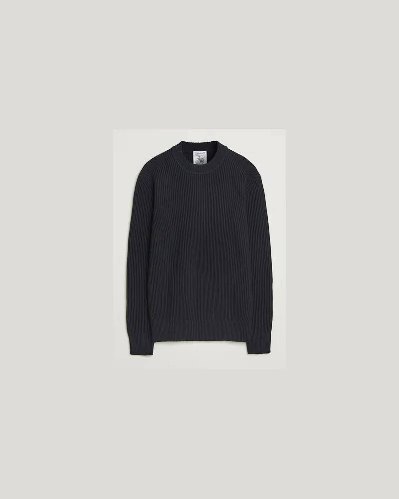 S.N.S Herning S.N Herning Fender Wool Crew Neck Navy Blau