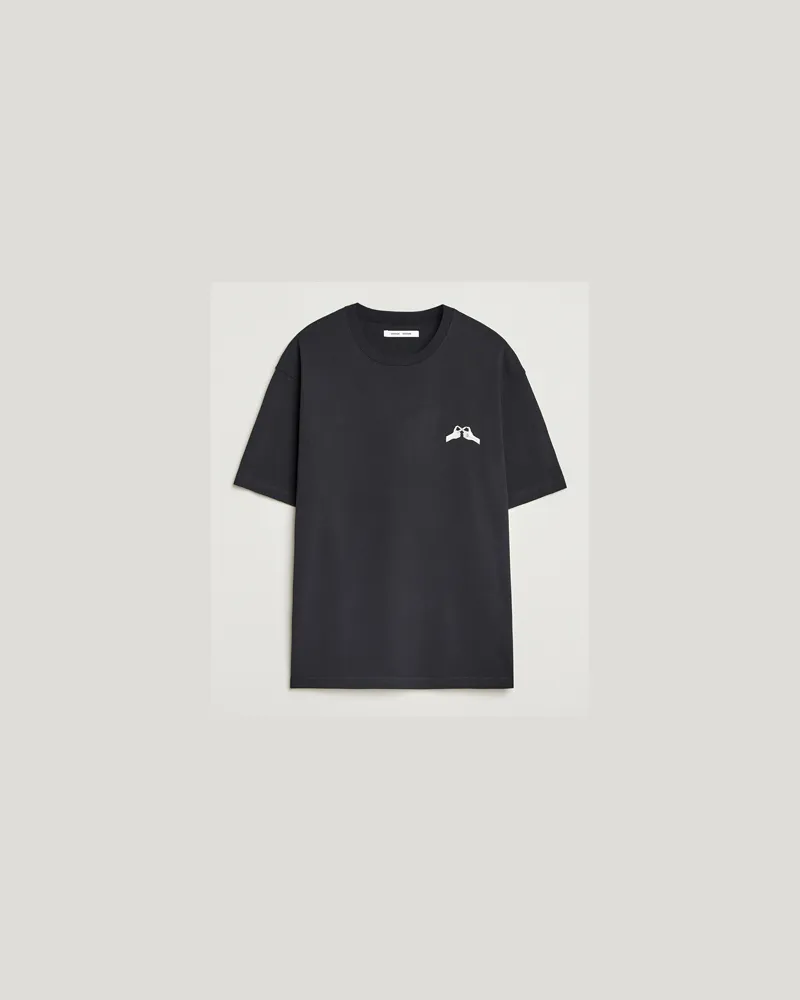 Samsøe & Samsøe Florian To Connect Printed T-Shirt Black Schwarz
