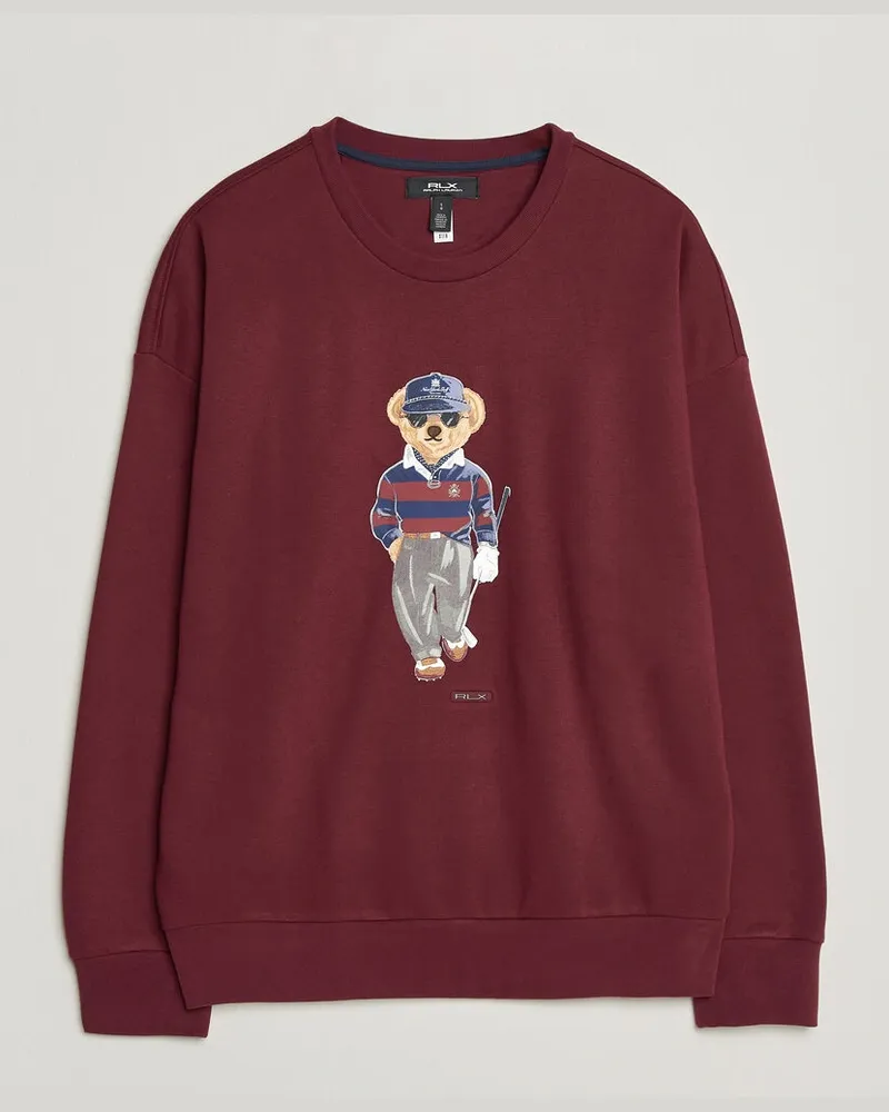 Ralph Lauren Polo Ralph Lauren Magic Fleece Bear Sweatshirt Classic Wine Rot