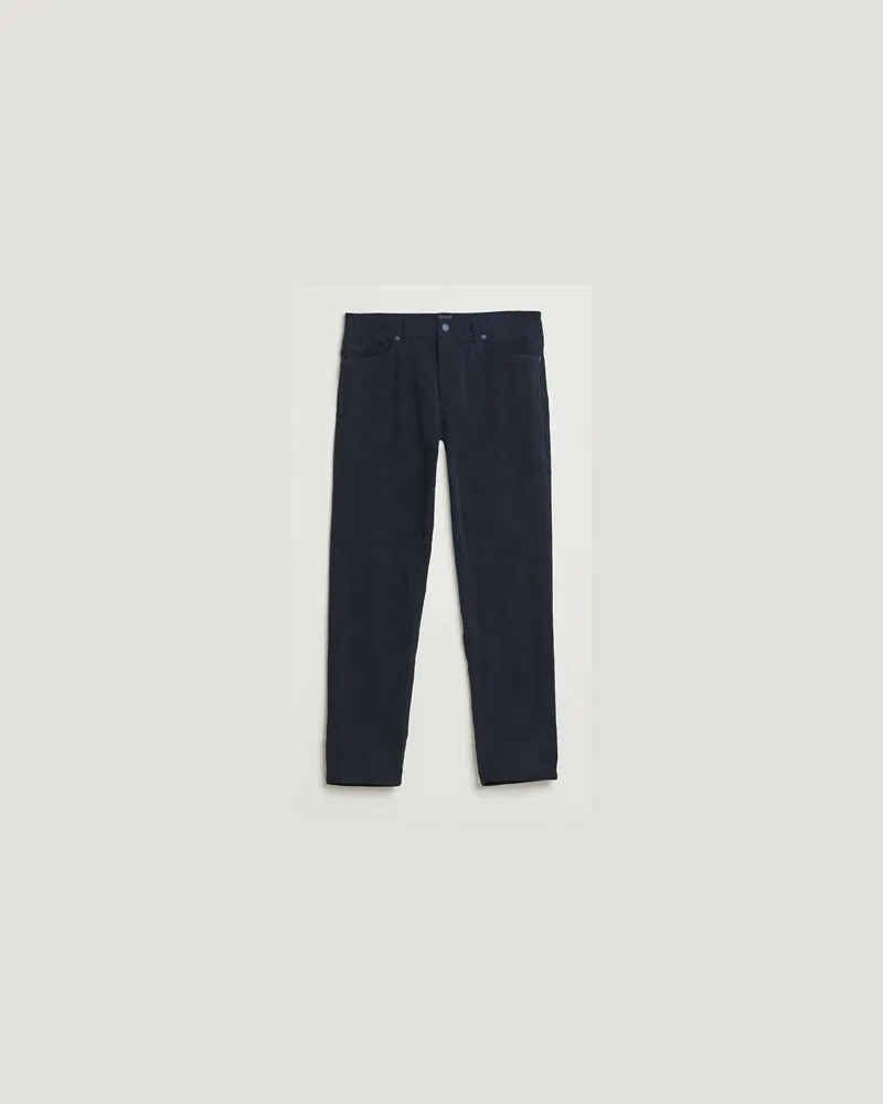 HUGO BOSS Re.Maine Corduroy 5-Pocket Pants Dark Blue Blau
