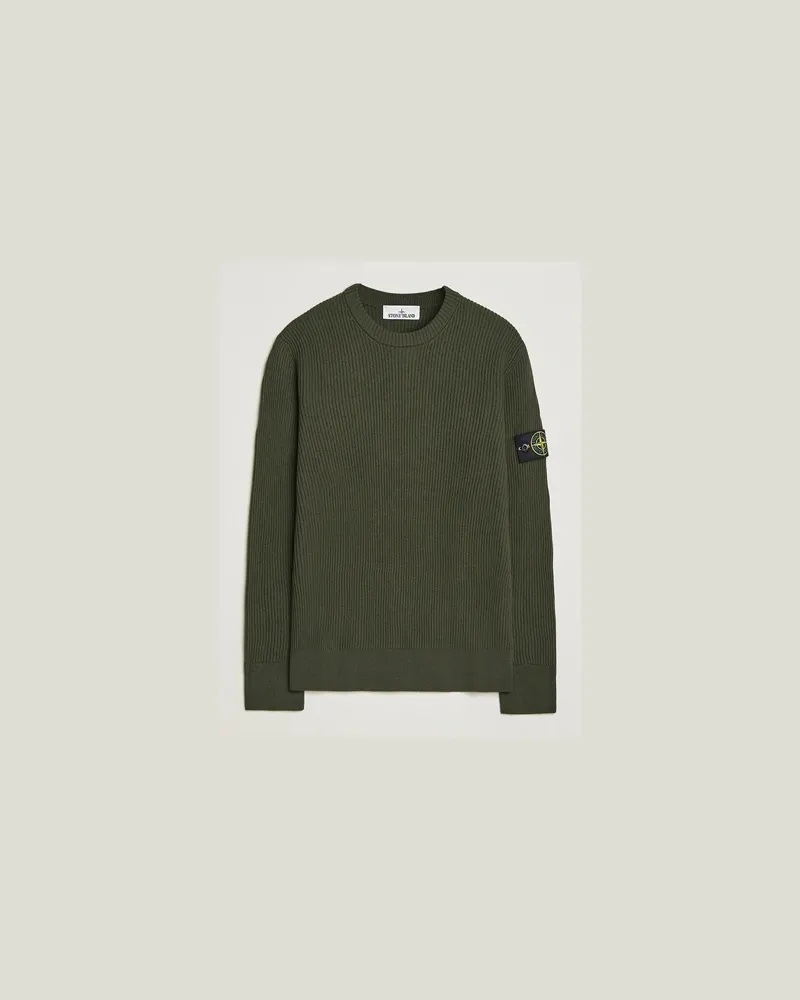 Stone Island Full Rib Crewneck Military Green Grün