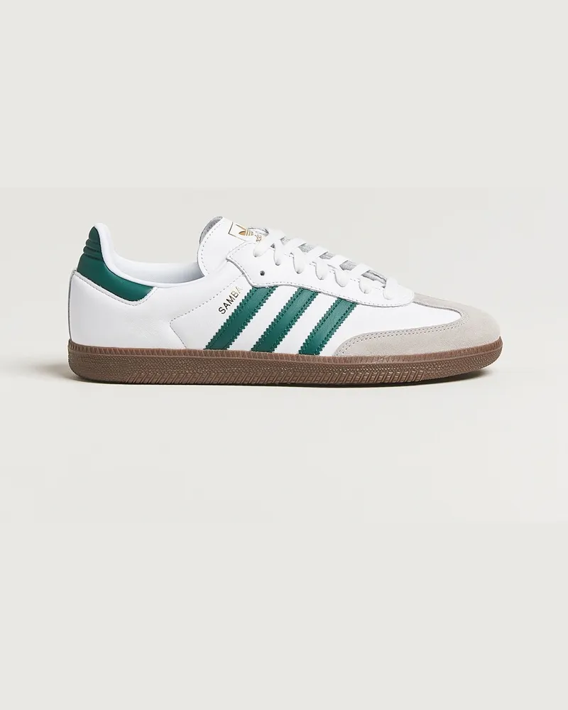 adidas Samba Original Sneaker White/Green Weiß