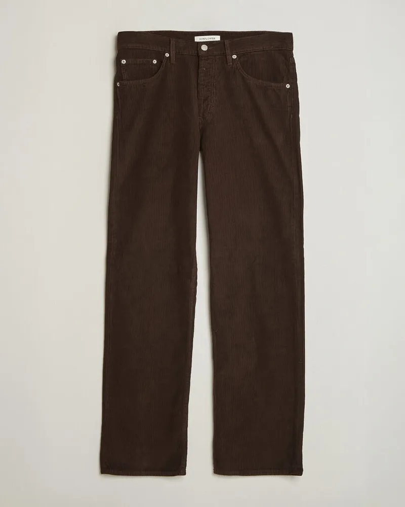 Sunflower Loose Corduroy Pants Brown Braun