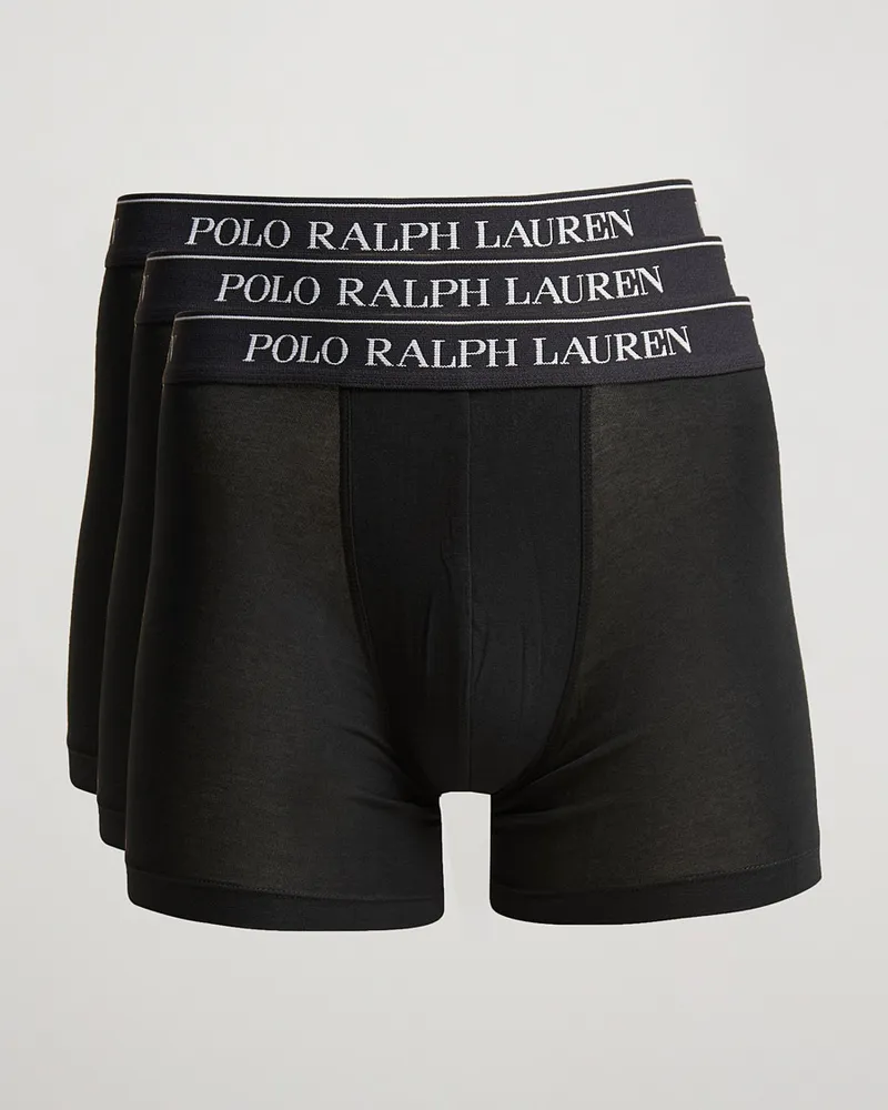 Ralph Lauren 3-Pack Boxer Brief Polo Black Schwarz