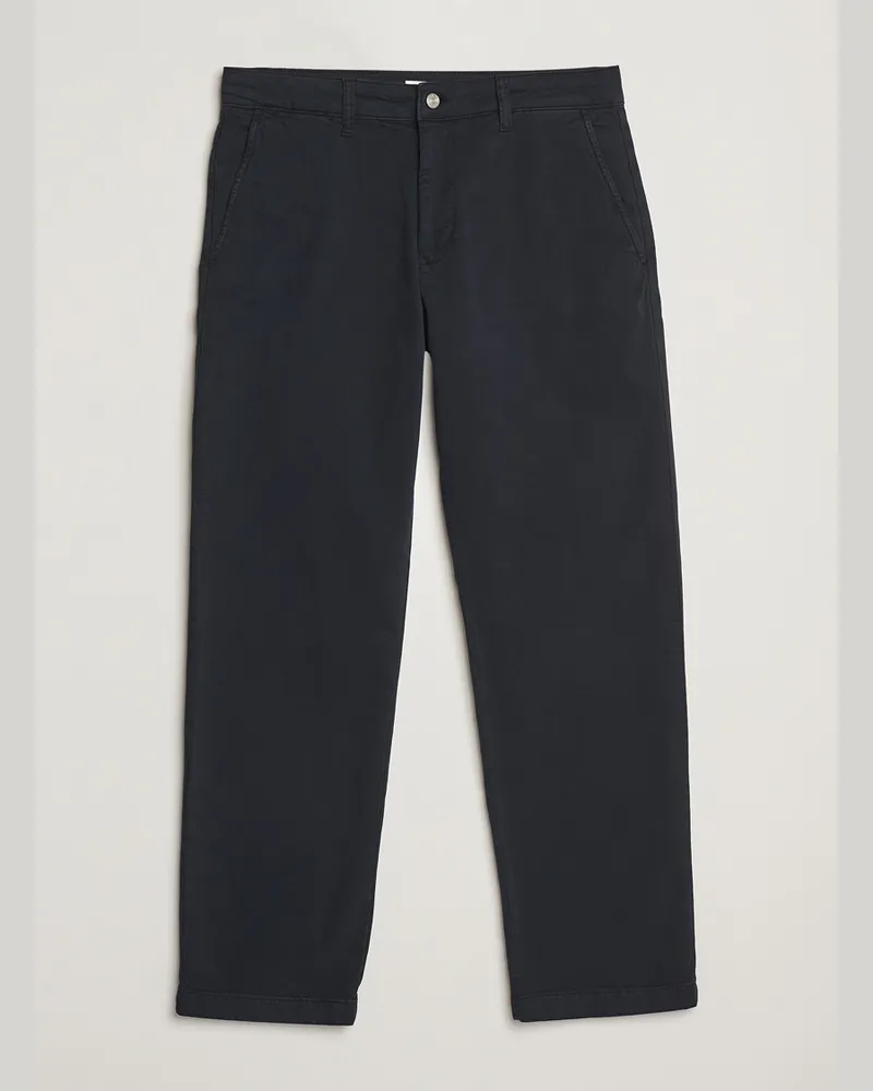 NN 07 Aden Regular Fit Chinos Navy Blue Blau