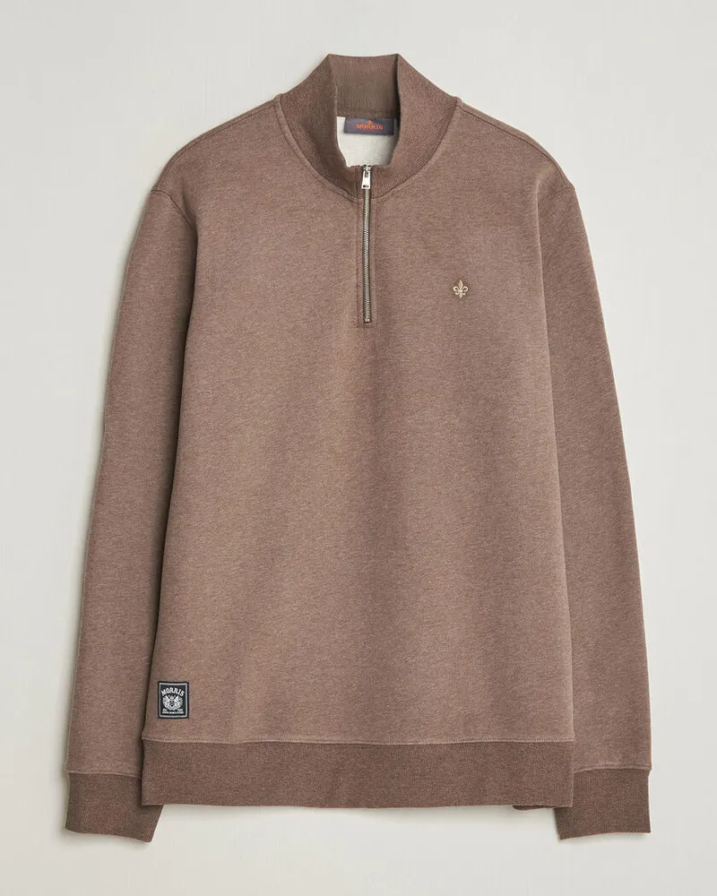 Morris Brandon Lily Half Zip Brown Braun