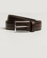 Anderson's Leder Suit Belt 3 cm Dark Brown Braun