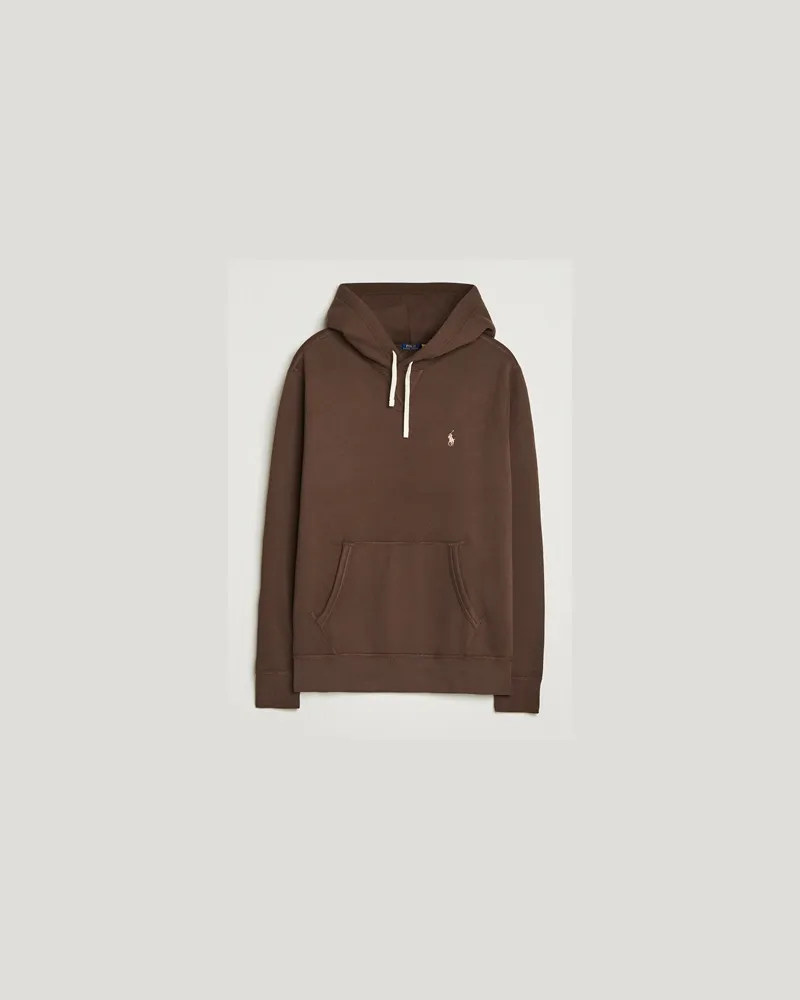 Ralph Lauren RL Fleece Hoodie Nutmeg Brown Braun