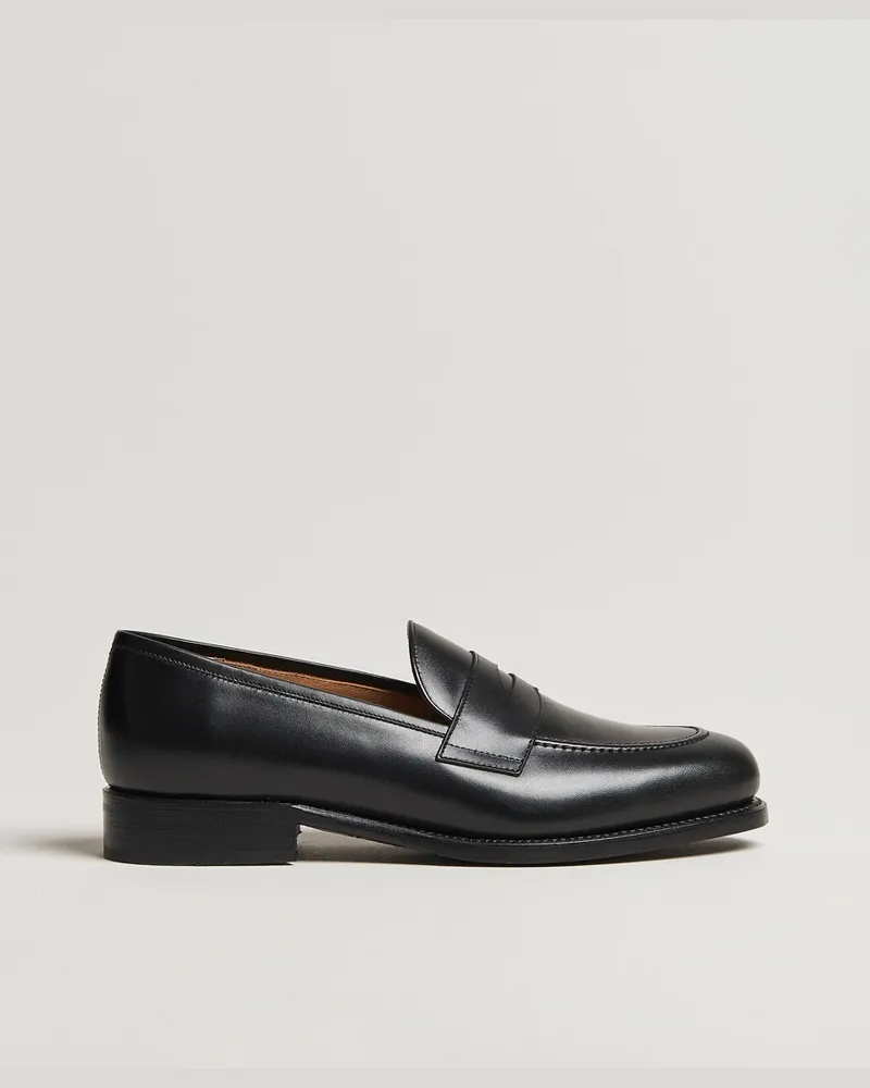 Oscar Jacobson Penny Loafers Black Schwarz